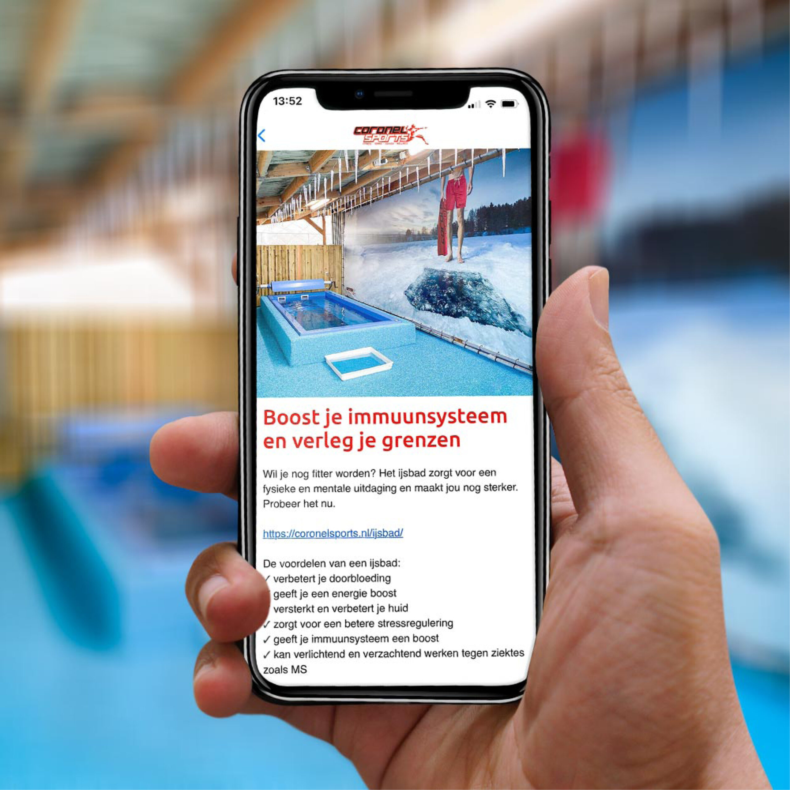 Afbeelding afspraak | IJsbad Experience